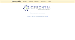 Desktop Screenshot of essentia.com