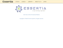 Tablet Screenshot of essentia.com