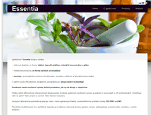 Tablet Screenshot of essentia.sk